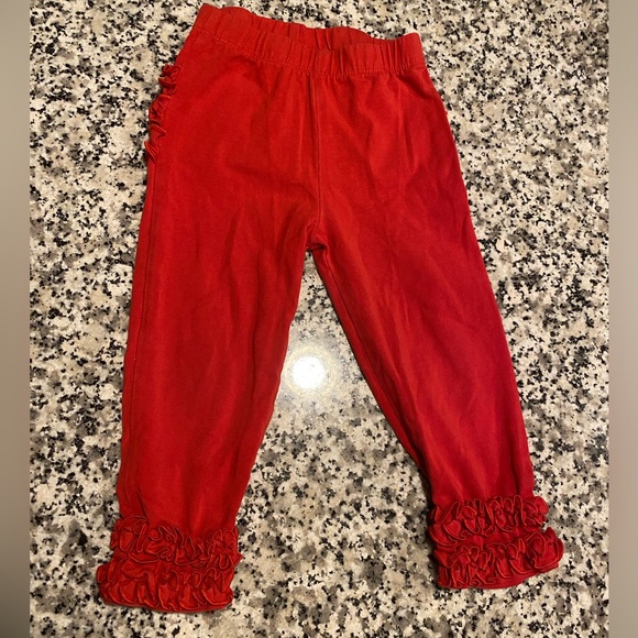 Ruffle Butts leggings & long sleeve top - Picture 2 of 5